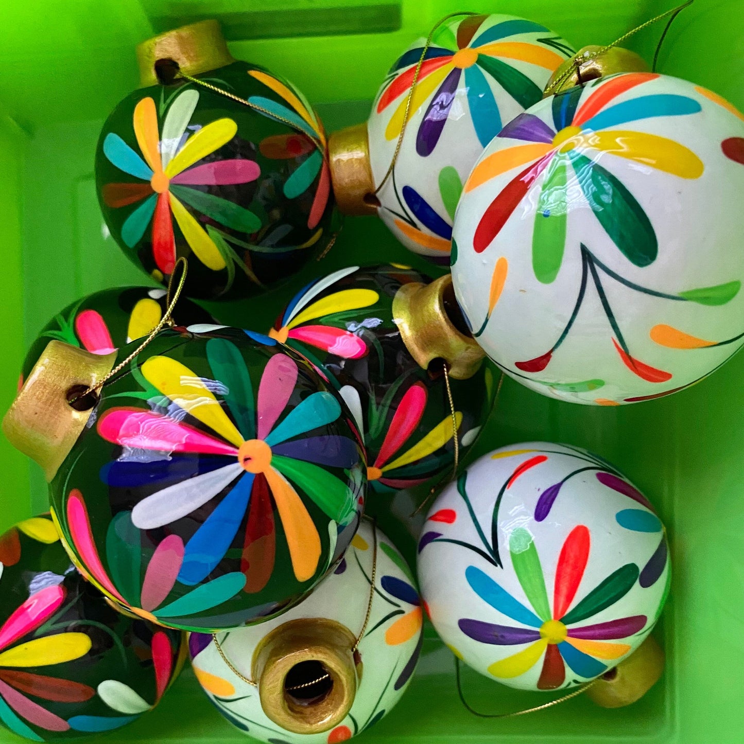 Tenango Hand Painted Mexican Ornament