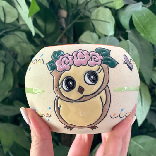 Mini Owl Planter Pot