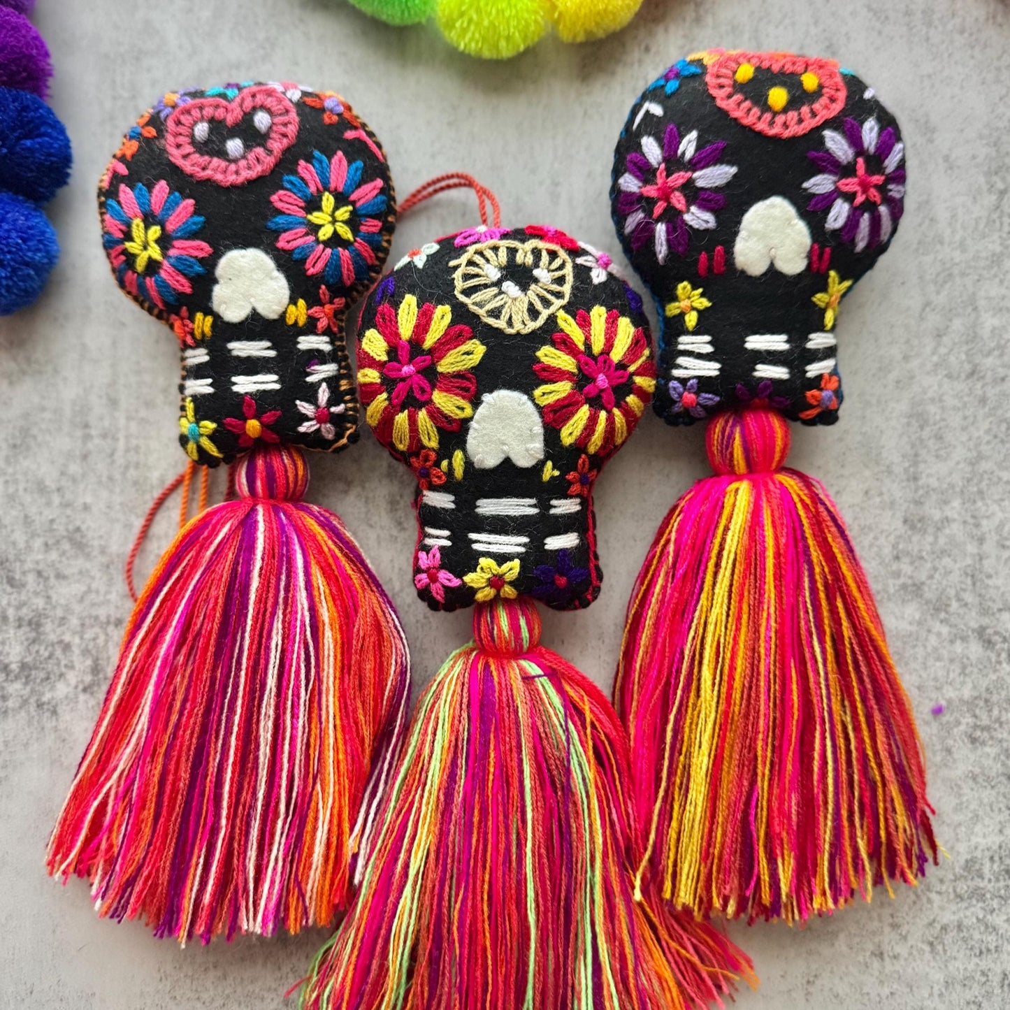 SURPRISE Sugar Skull Tassel – Dia de los Muertos Decor