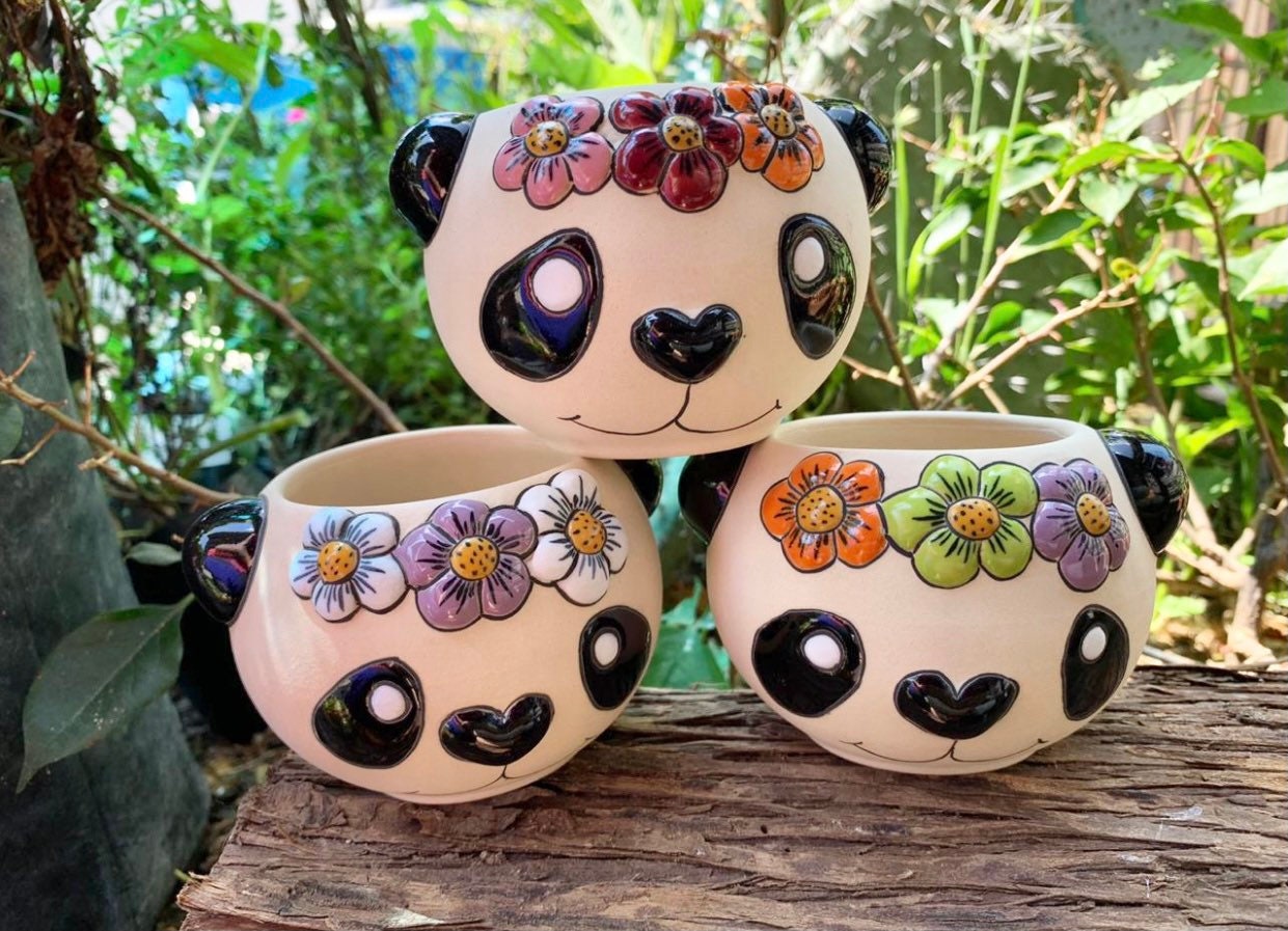 Mini Panda Planter Pot,