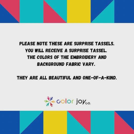 SURPRISE Sugar Skull Tassel – Dia de los Muertos Decor