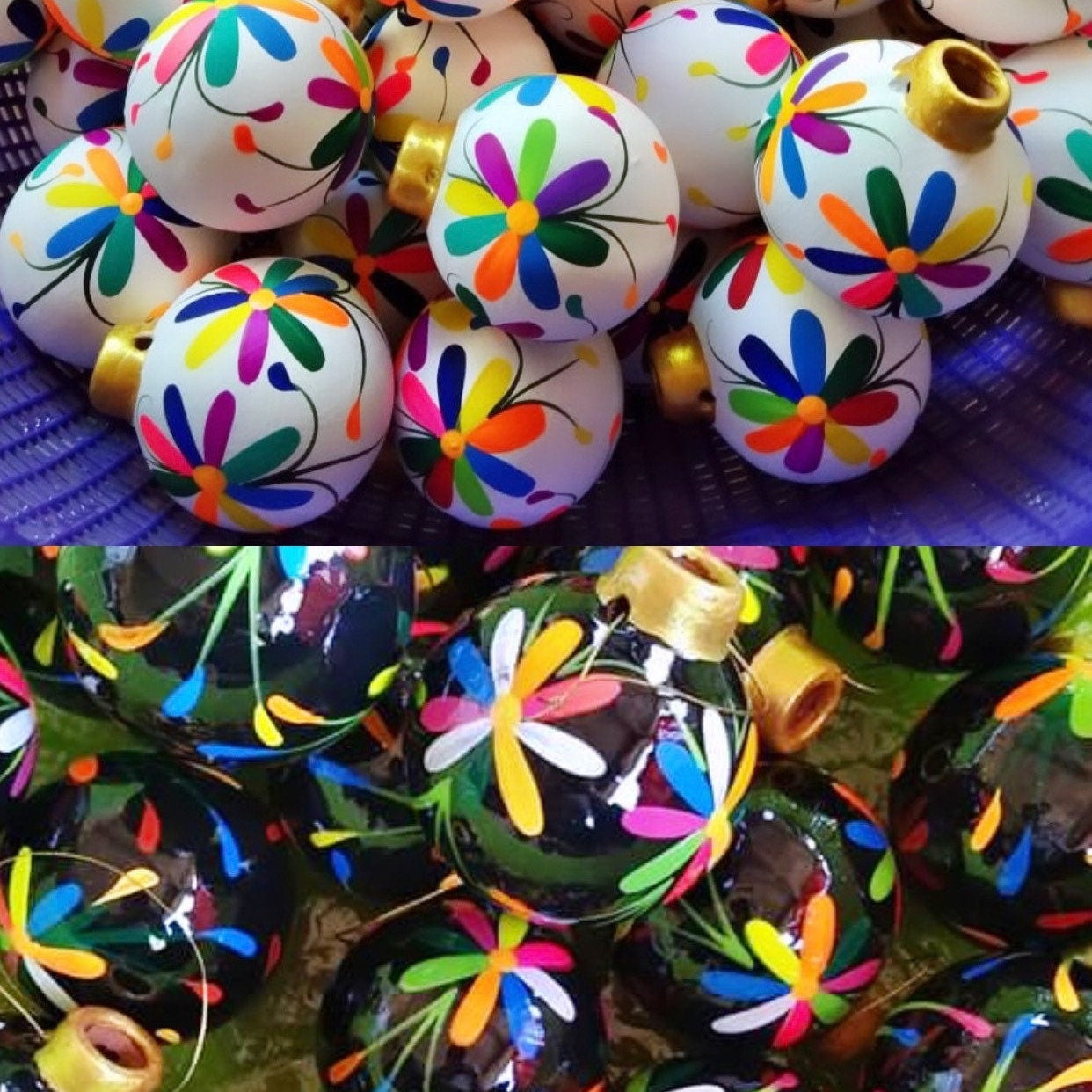 Tenango Hand Painted Mexican Ornament