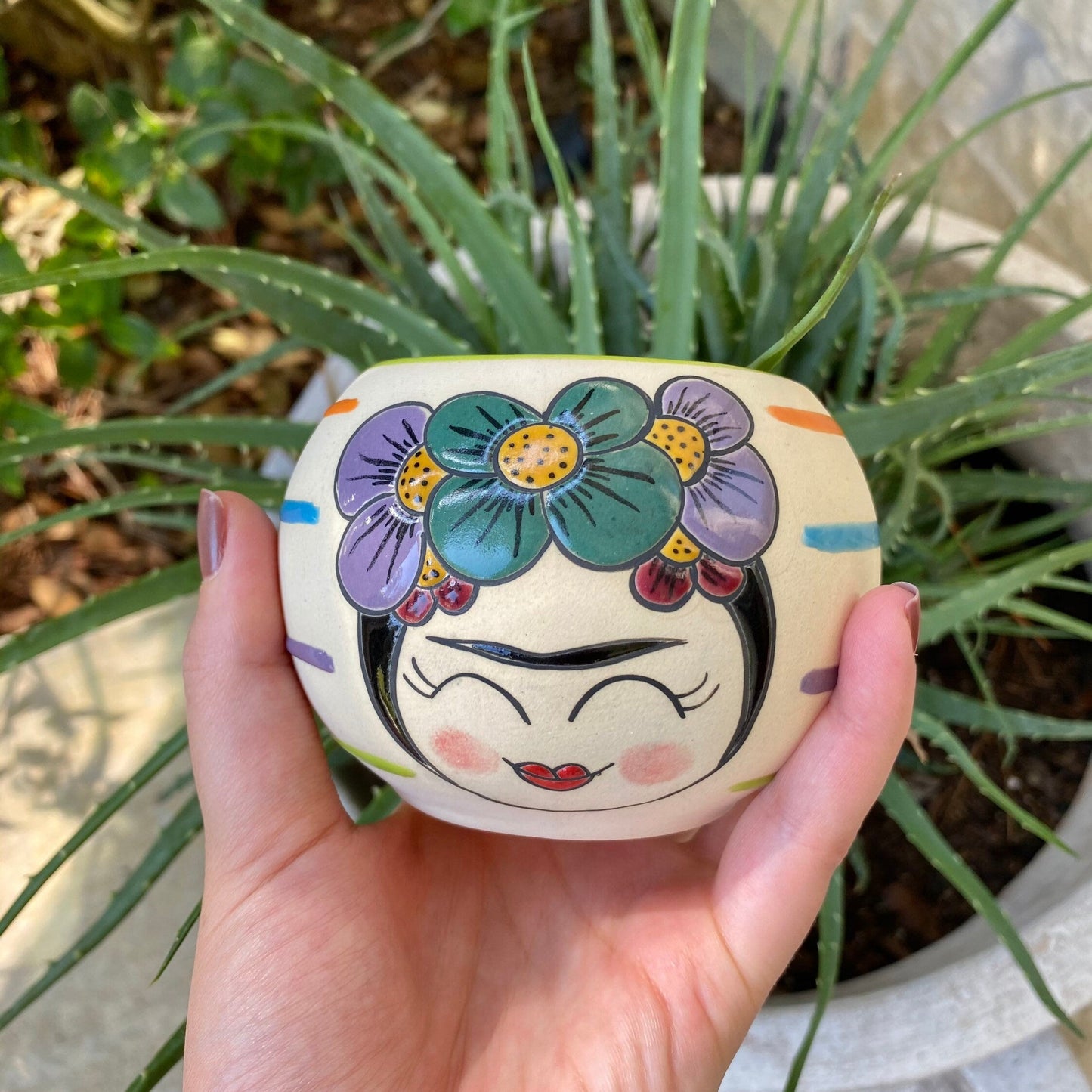 Mini Frida Planter Pot