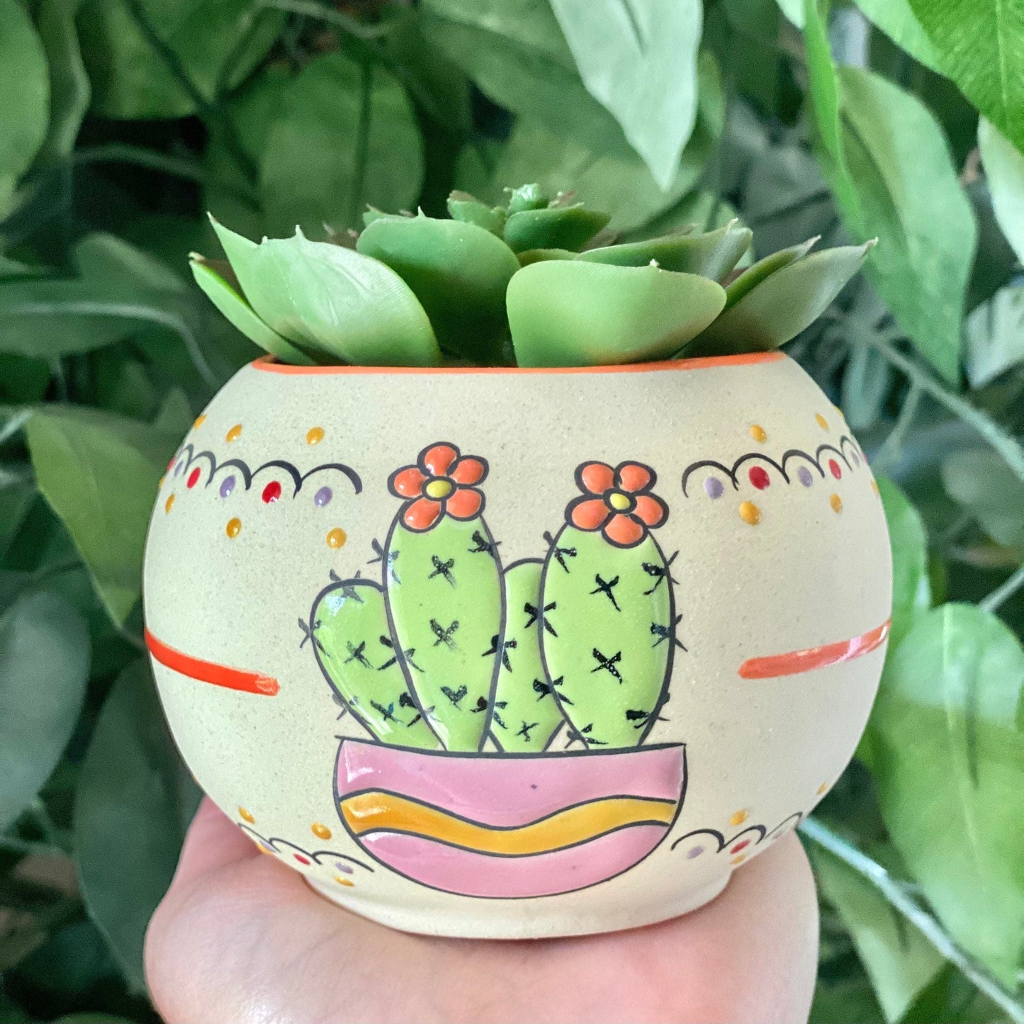 Mini Cactus Planter Pot