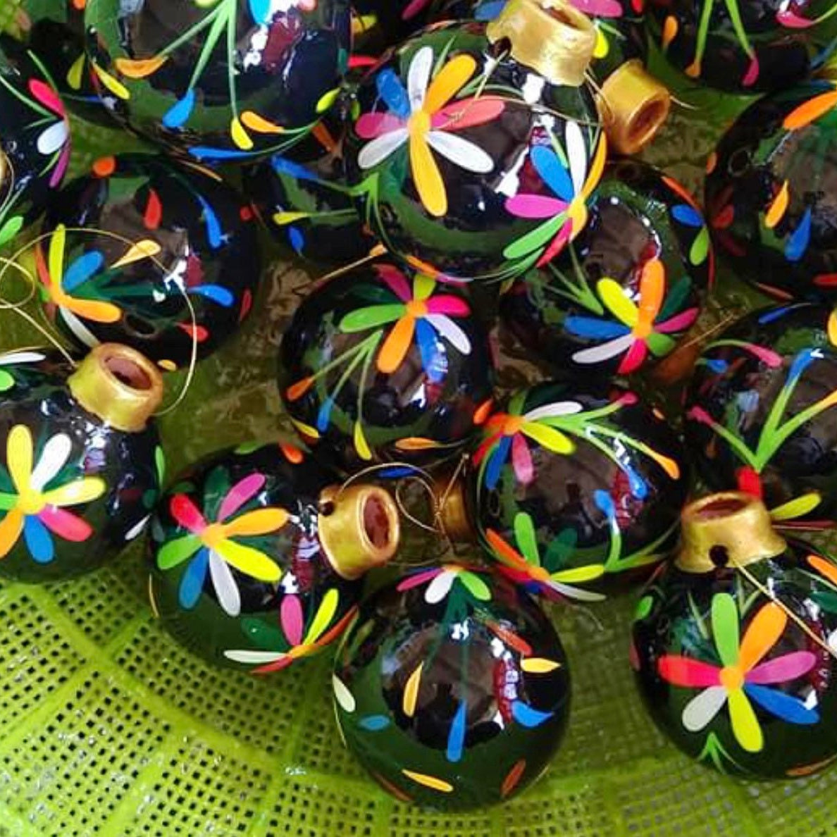 Tenango Hand Painted Mexican Ornament