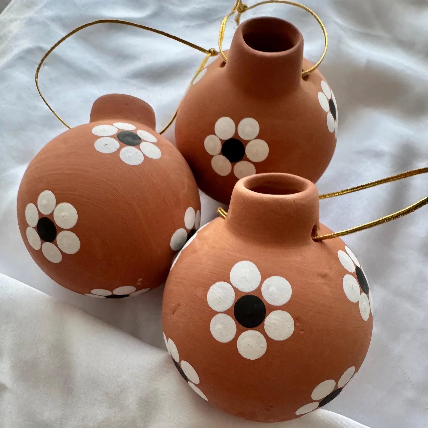 Mexican Clay Christmas Ornament