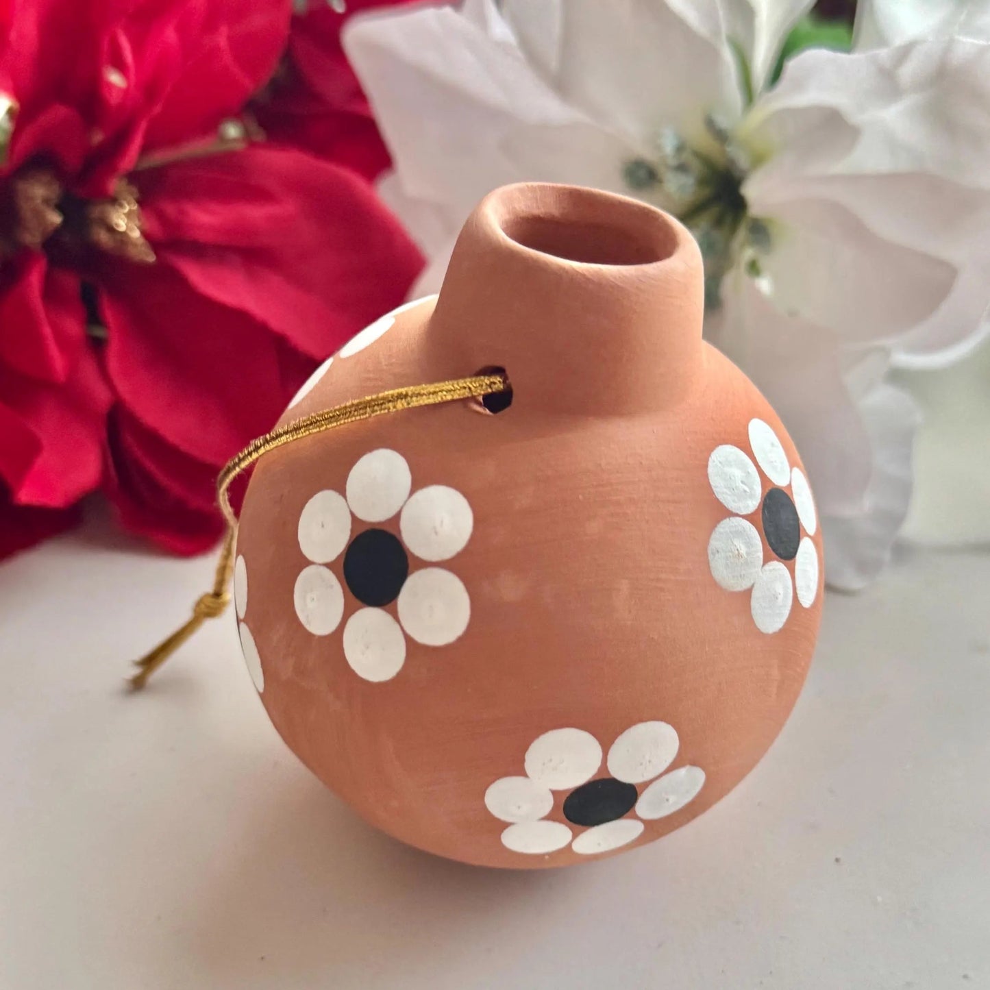 Mexican Clay Christmas Ornament